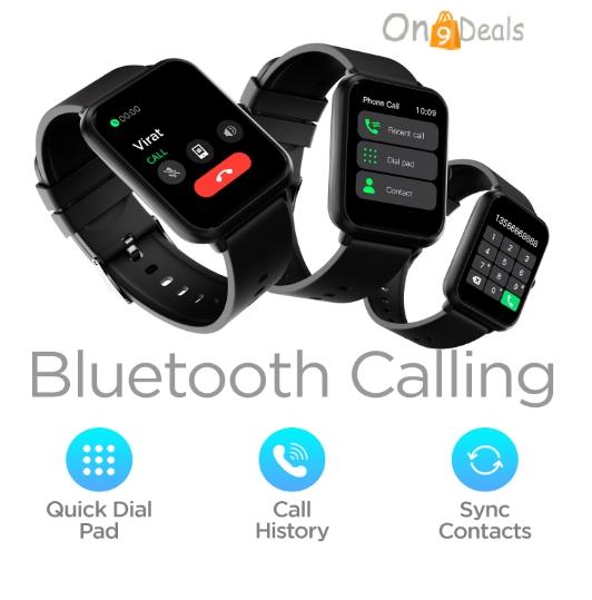 Fire-Boltt Ninja Call Pro Smart Watch Dual Chip Bluetooth Calling AI Voice Assistance 1.69 HD Display 100 Sports Modes