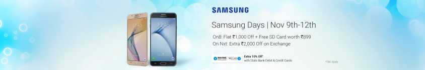 Flipkart - Samsung On8 and Samsung On Nxt 