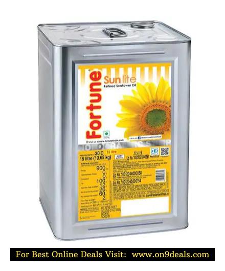 Fortune Sunflower Oil 15 Liitre