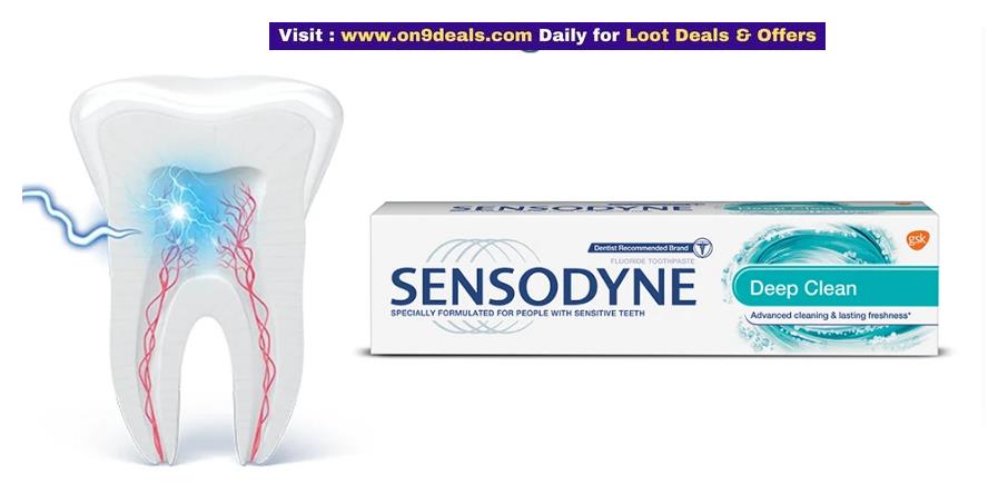 Free Sensodyne Deep Clean Toothpaste Sample