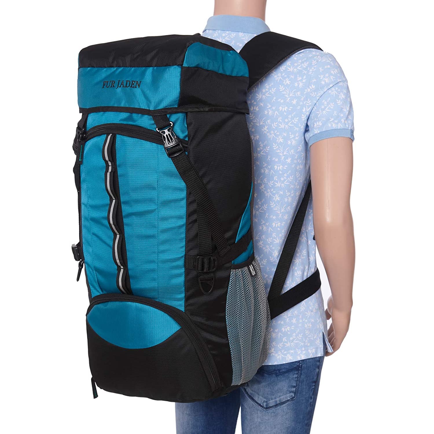 Fur Jaden 55 LTR Trekking Hiking Sports Travel Rucksack Backpack with Shoe Compartment