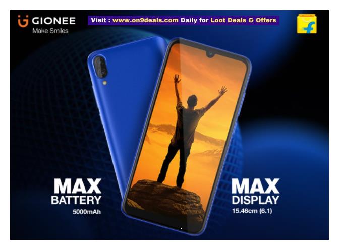 Gionee Max 32GB 2GB RAM Octa Core Processor 5000 mAh Battery 6.1 Inch Android Mobile