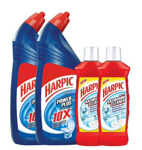 Harpic Powerplus Original 1Lx2 (Free Harpic Bathroom Cleaner 200ml x2)