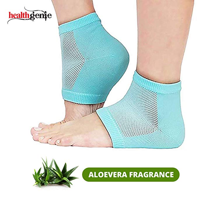 Healthgenie Silicone Gel Heel Pad with Apple Fragrance - 1 Pair (Free Size)