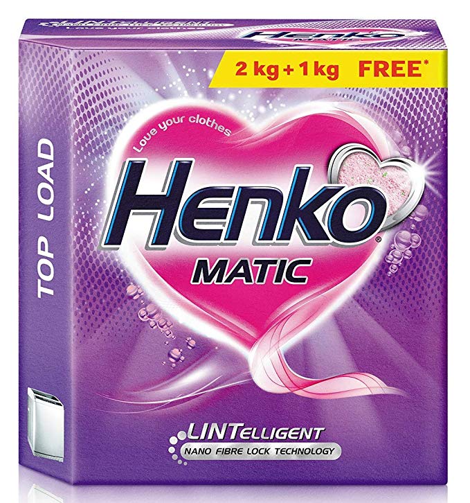 Henko Matic Top Load Detergent - 2 kg with Free 1 kg