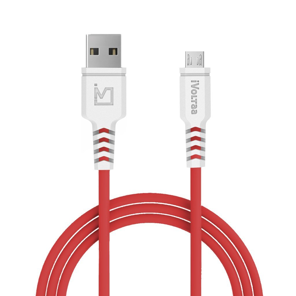 Buy 2 iVoltaa iVPC-IM-blu1 Sync & Charge Cable @ Rs.99 Only