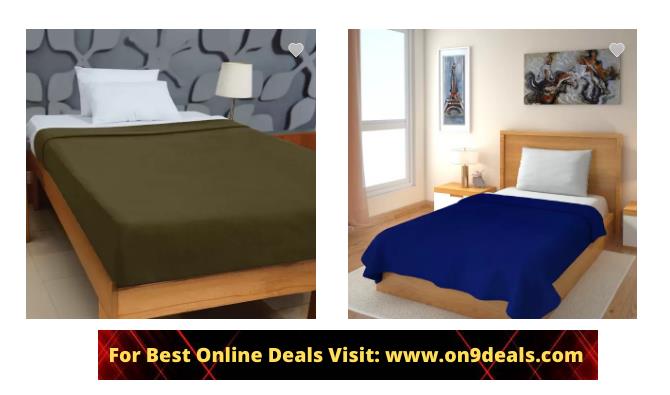 IWS Printed Single Blanket Multicolor @ Rs.99 Only