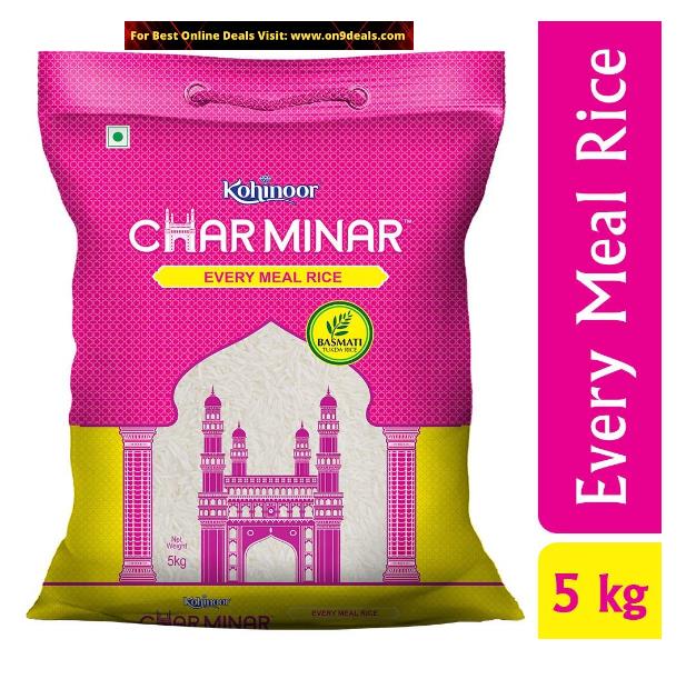 Kohinoor Charminar Every Meal Rice (Mogra), 5 Kg
