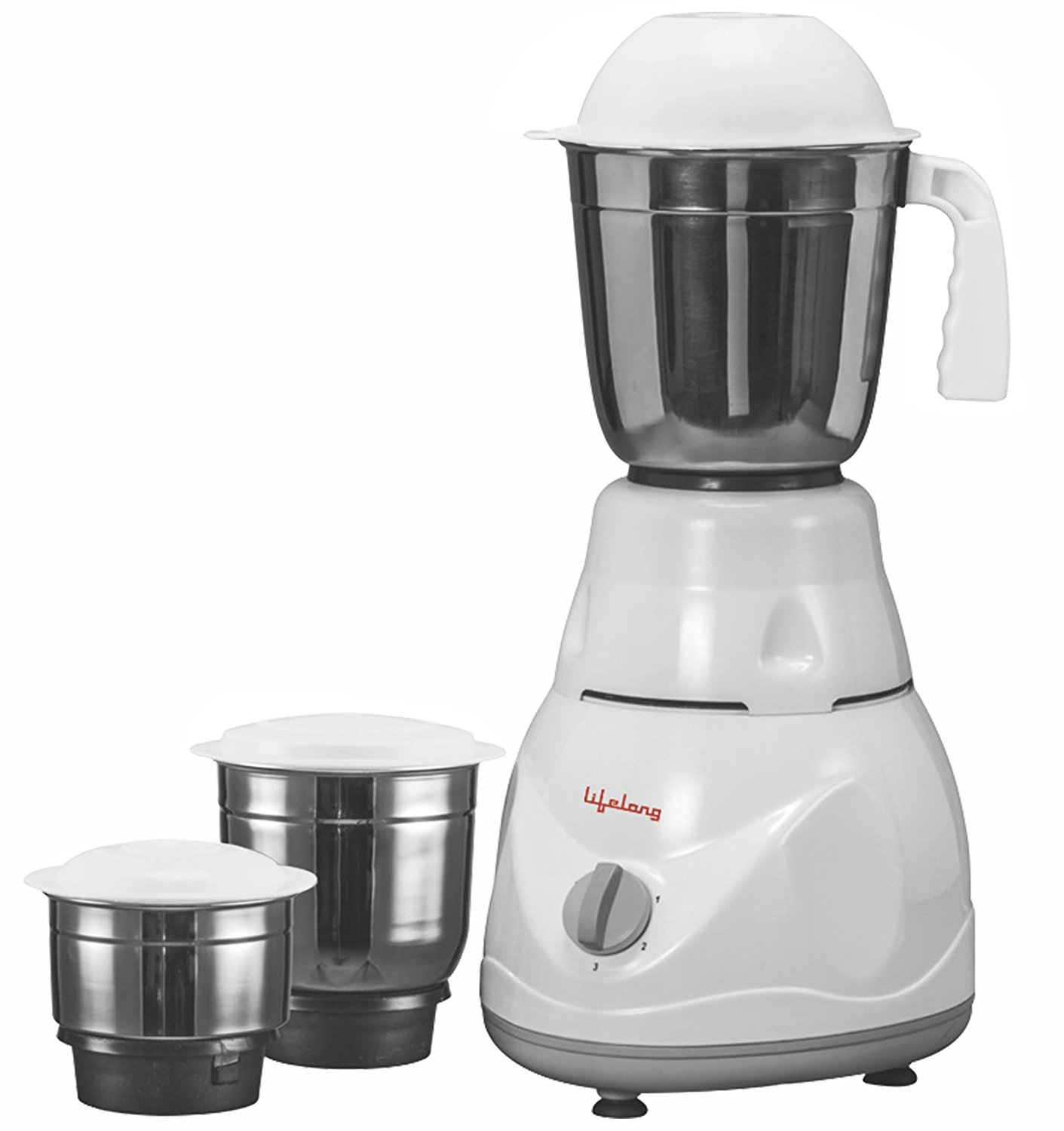 Refurbished Lifelong Power Pro 500-Watt Mixer Grinder with 3 Jars