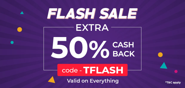LittleApp Flash Sale Flat 50% Cashback On Everything
