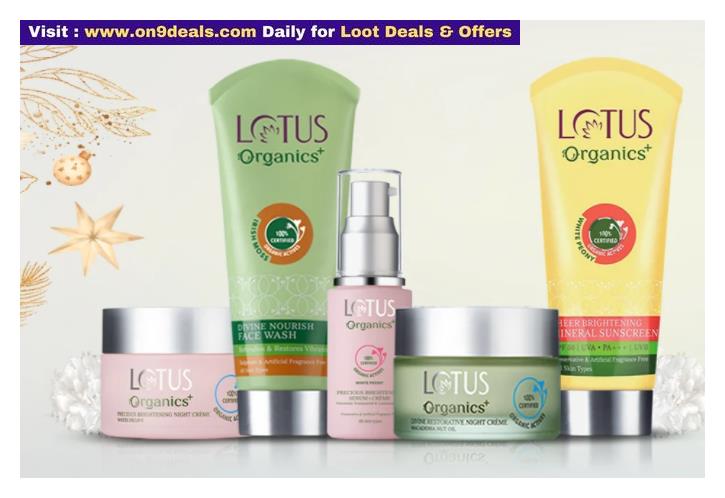 Lotus Organics+ Products @ 15% Discount + Free Shipping