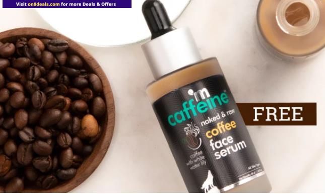 Mcaffeine Free Coffee Face Serum Worth Rs.645 on Order of Rs.699