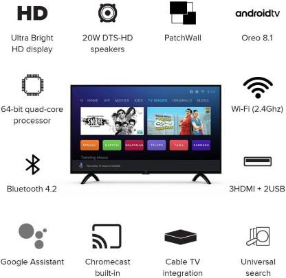 Mi LED Smart TV 4A PRO 32 Inches with Android