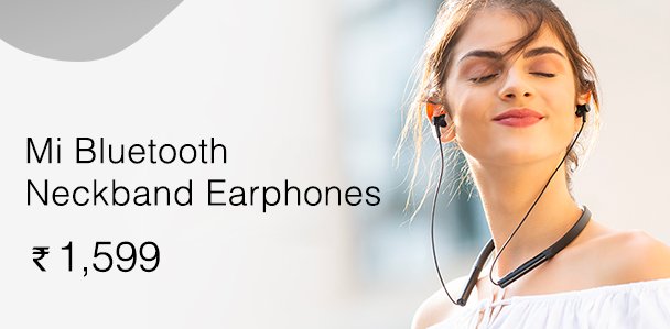 Mi Neckband Bluetooth Earphone