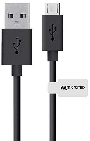 Micromax Data Cable - 3.2 Feet (1 Meter) - Black