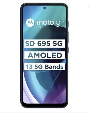 Moto G71 128GB STORAGE 6GB RAM AMOLED Screen With ALL 13 5G Bands Android Mobile