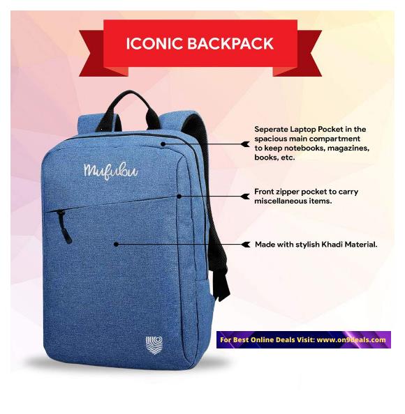 Mufubu Presents Iconic Slim Casual Backpack