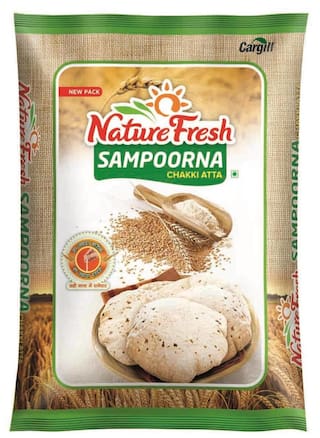 Nature Fresh Atta 10Kg 1Pc @ Rs.264 After Cashback + FreeShipping.