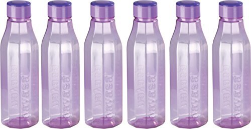 Nayasa Bold PET Fridge Bottle 1ltr Set of 6