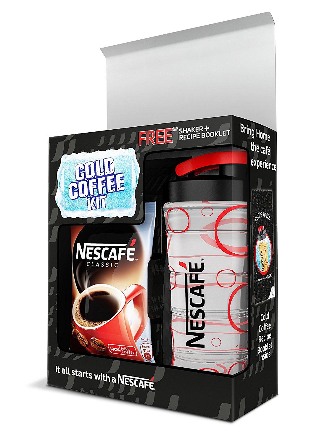 Nescafe Classic Coffee, 50g with Free Shaker and Cold Coffee Recipe Booklet