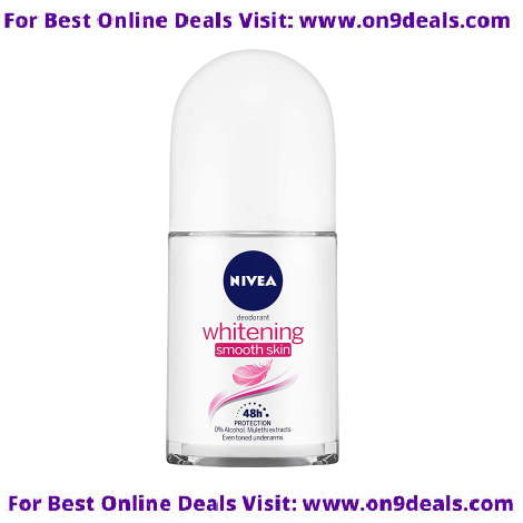 Nivea Whitening Smooth Skin Deodorant Roll-on, 50ml