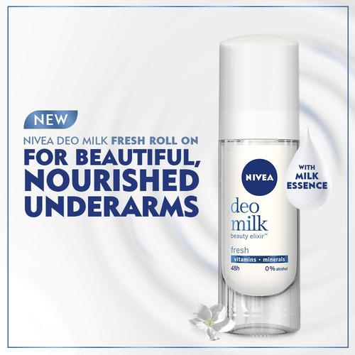 Nivea Women Deodorant Deo Milk Dry Roll on 40ml