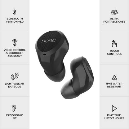 Noise Shots X1 Air Truly Wireless Bluetooth Headset with Mic