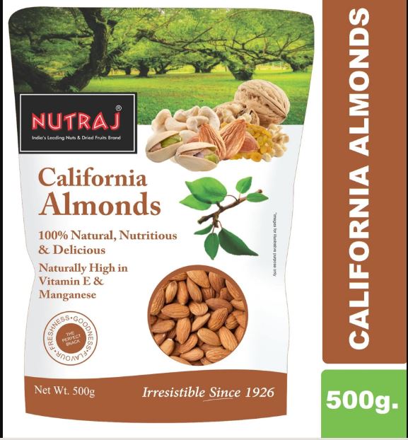 Nutraj California Almonds 500g