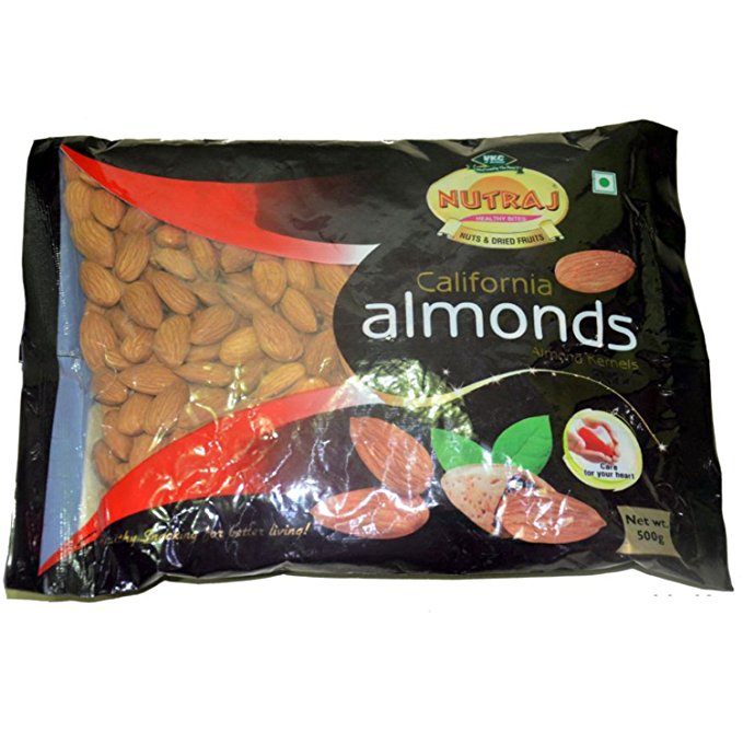 Nutraj California Almonds 500Gms @ Rs.357 After Cashback