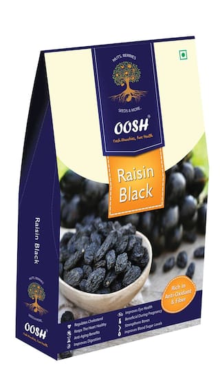 OOSH Seedless Black Raisin 250g