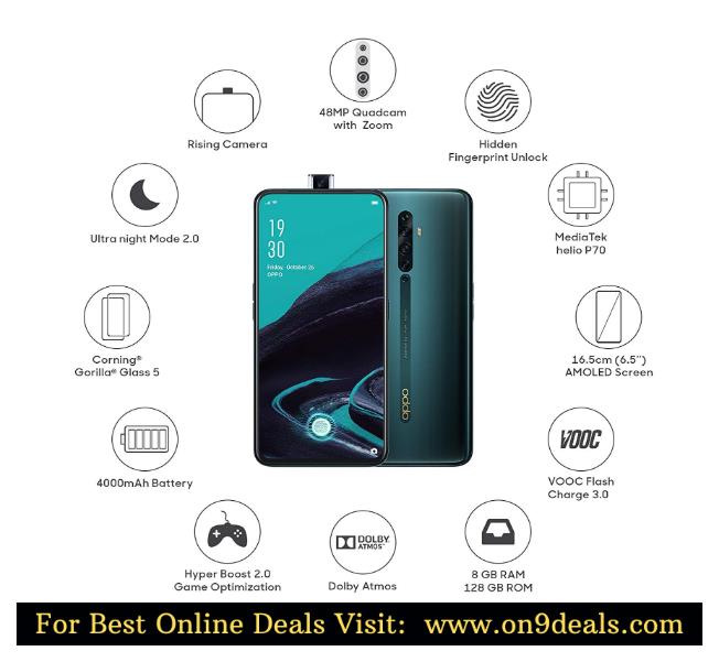 OPPO Reno2 F 8GB RAM 128GB Storage 48+8+2+2MP Rear Camera