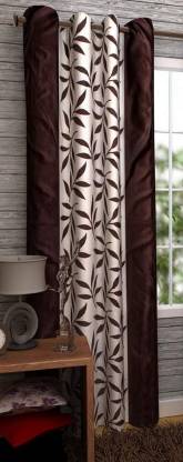 Panipat Textile Hub 210 cm (7 ft) Polyester Door Curtain Single Curtain