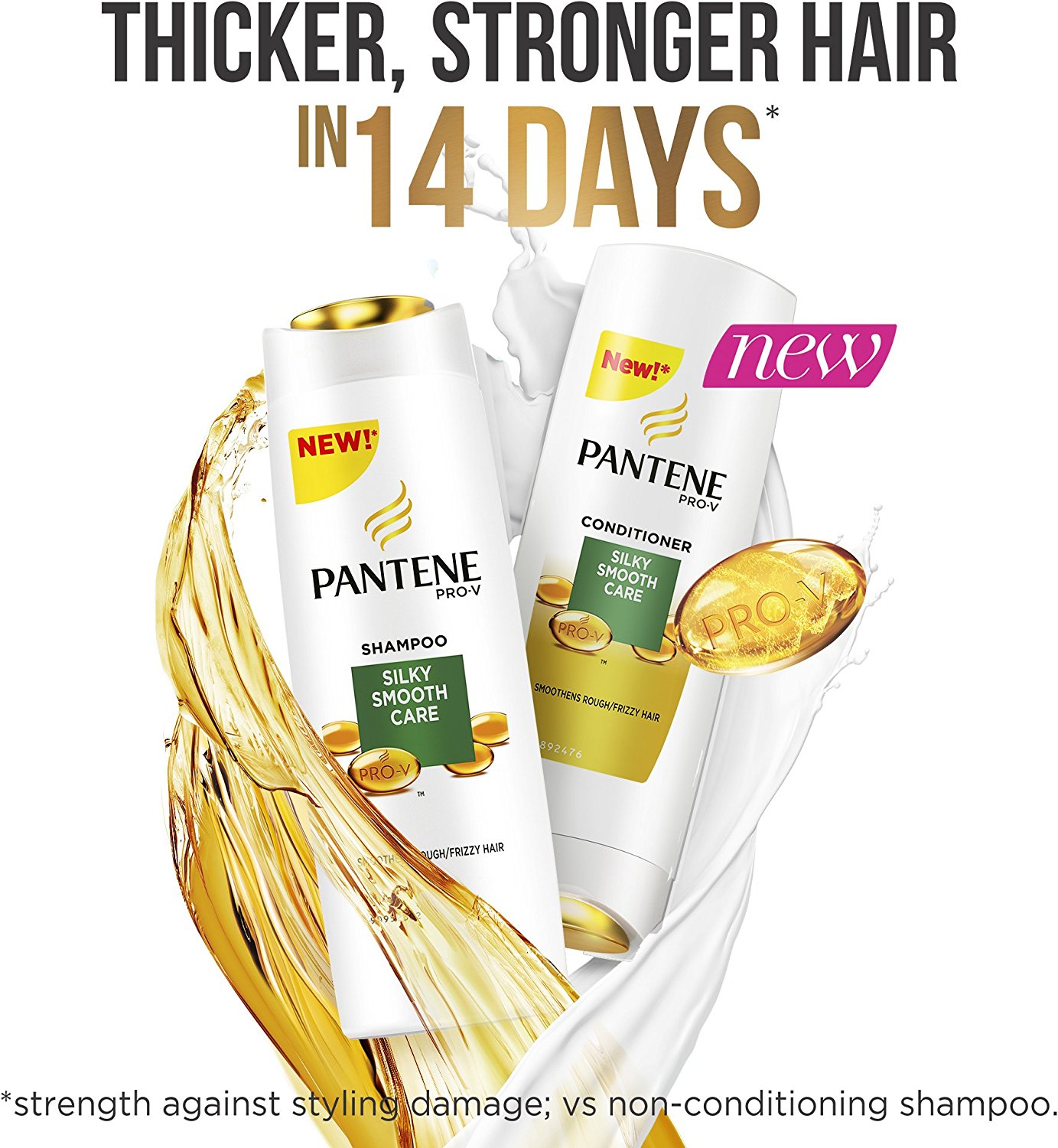 Pantene Silky Smooth Care Shampoo, 1L