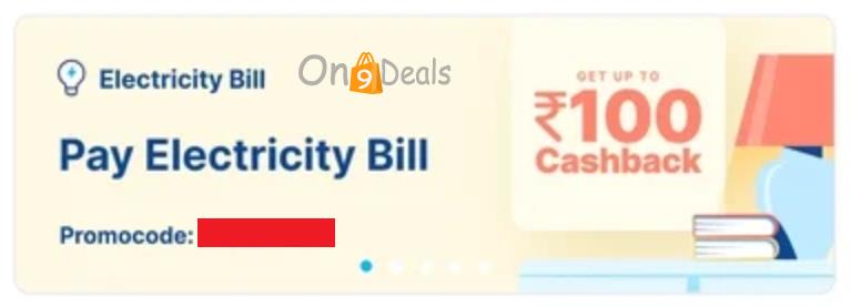 Paytm - Flat 5% Cashback Up To Rs.100 On Electricity Bill Payment