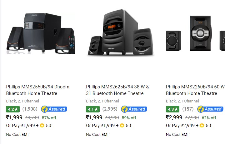 Philips Speakers Minimum 40% Discount + Extra 10% Discount With SBI Cards