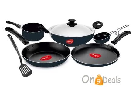 Pigeon Favourite 7 piece Gift Set Non-Stick Coated Aluminum Cookware Set