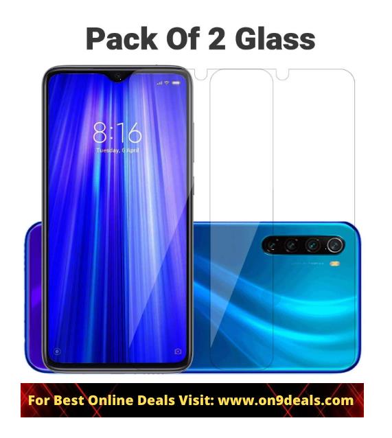 POPIO Tempered Glass Screen Protector For Xiaomi Redmi Note 8