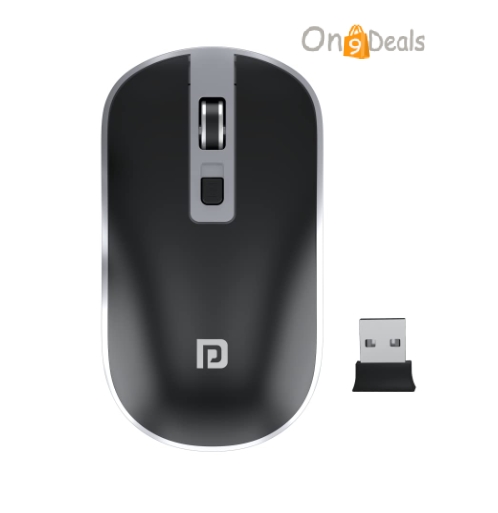 Portronics Toad 14 Wireless Optical Mouse 2.4GHz with USB Nano Dongle Adjustable DPI