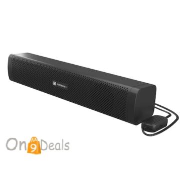 Portronics Tune 2 6W Portable USB Soundbar Speaker Sound With 3.5mm Audio Jack