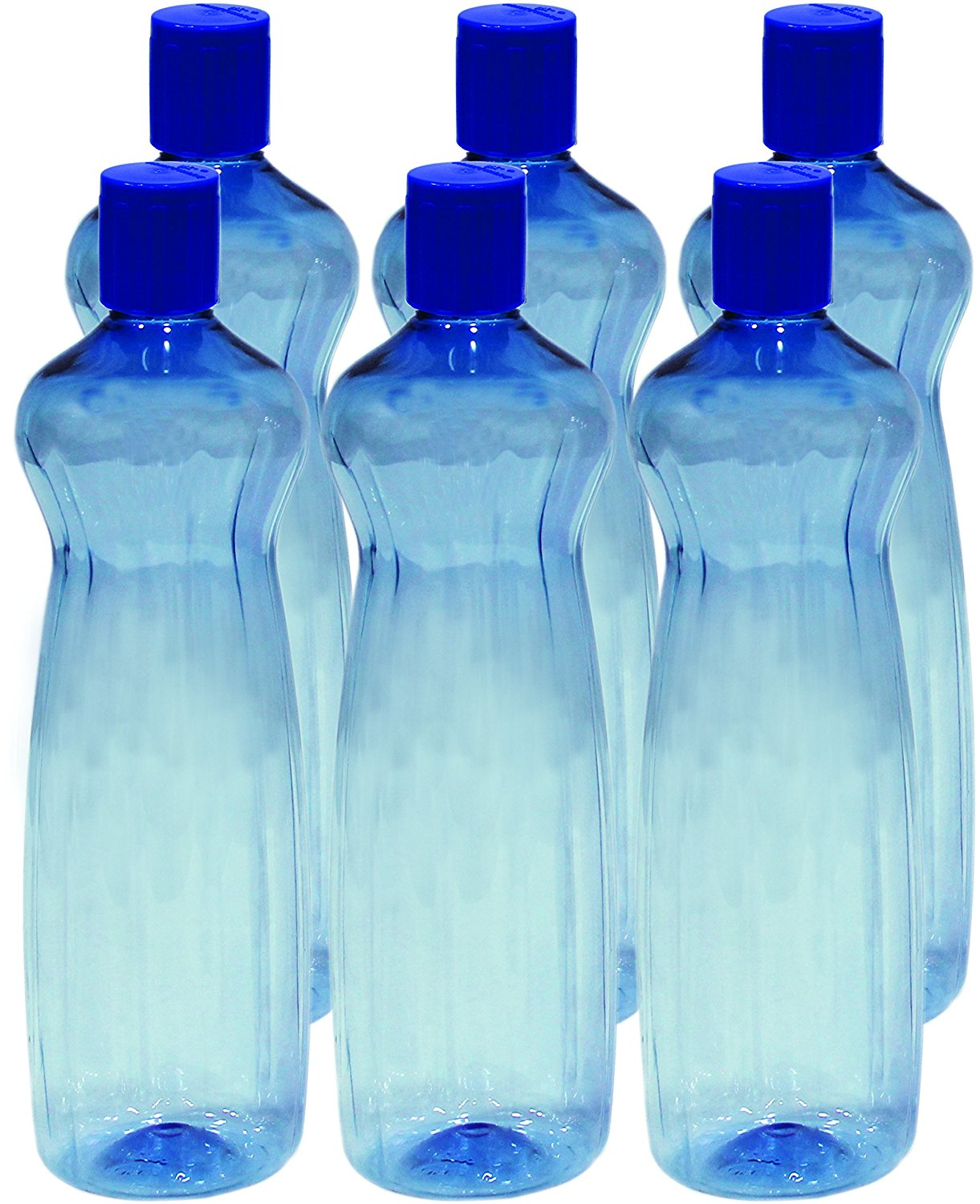 Princeware Aster Pet Fridge Bottle Set, 975ml, Set of 6