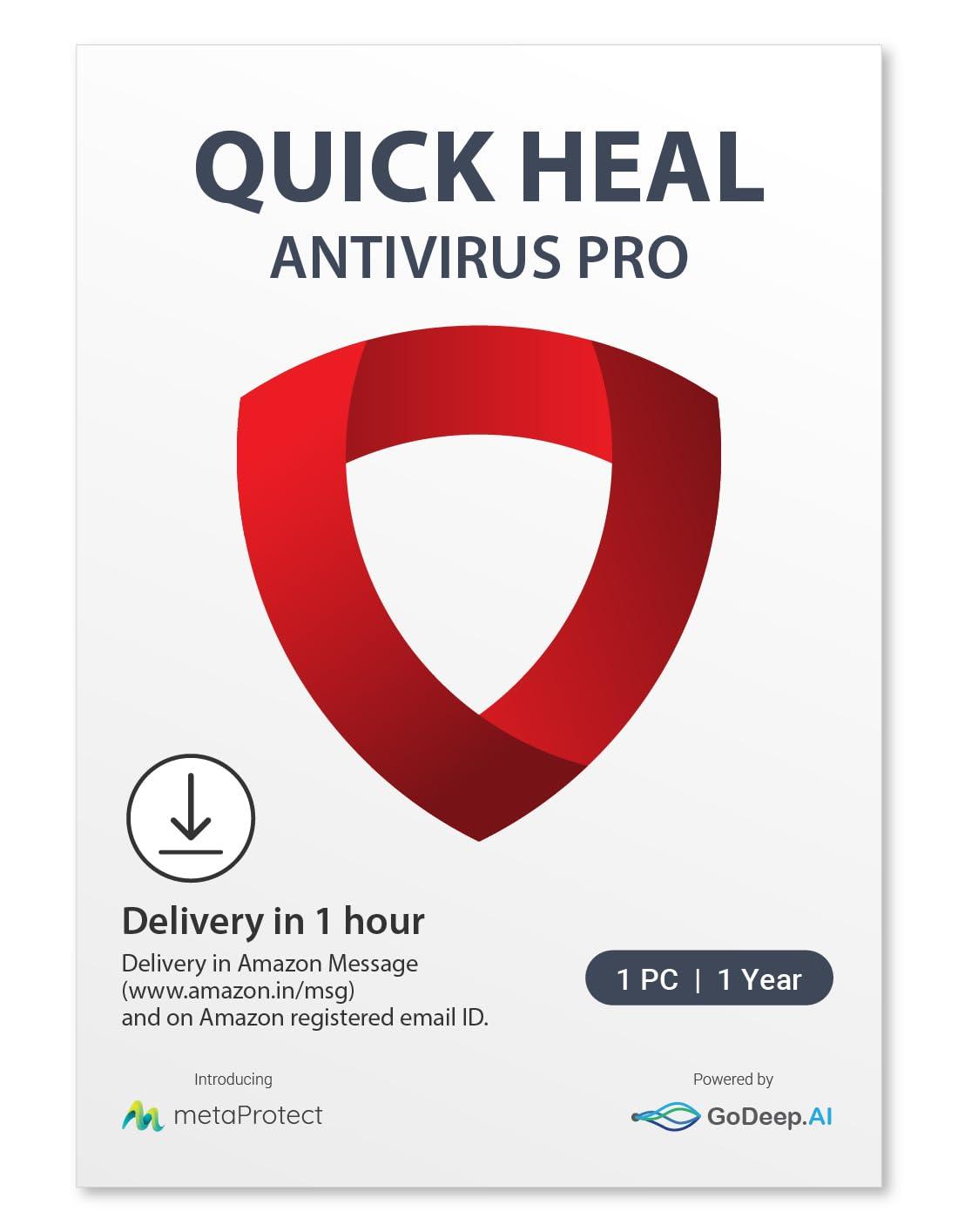 Quick Heal Antivirus Pro Latest Version From INR 424