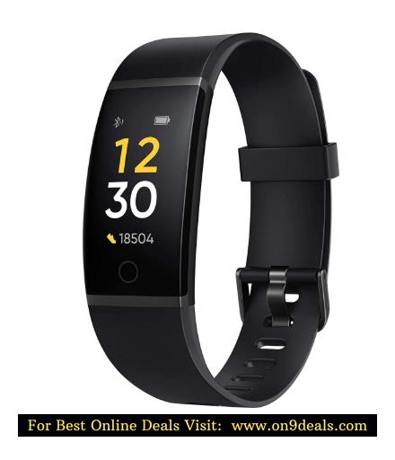 Realme Band Full Colour Screen with Touchkey Real-time Heart Rate Monitor IP68 Water Resistant