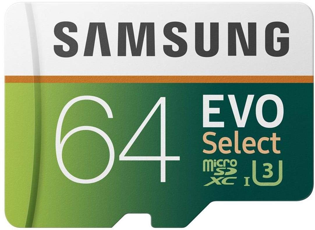 Samsung 64GB 100MB/s EVO Select Micro SDXC Memory Card With 10 Years Warranty