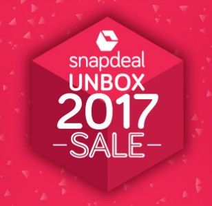 Snapdeal - Unbox 2017 Sale with Upto 70% off [17th – 19th Dec] + 10% Discount With All Debit Or Credit Cards