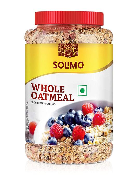 Solimo Whole Oatmeal, 1 Kg