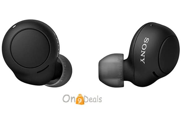 Sony WF-C500 True Wireless Earbuds with Mic for Phone Calls, Quick Charge