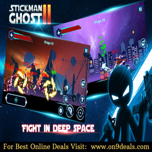 Stickman Ghost 2: Gun Sword - Shadow Action RPG Worth Rs.170 For FREE
