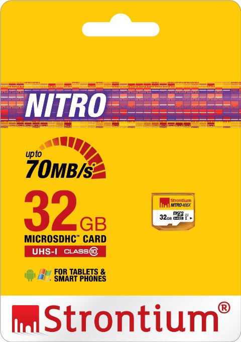 Strontium Nitro 32GB 70MB/s UHS-1 Class 10 microsdhc Memory card