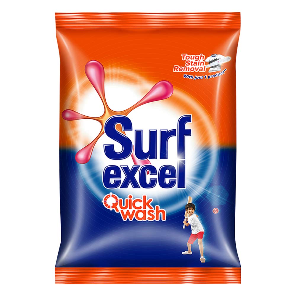 Surf Excel Quick Wash Detergent Powder, 2 kg