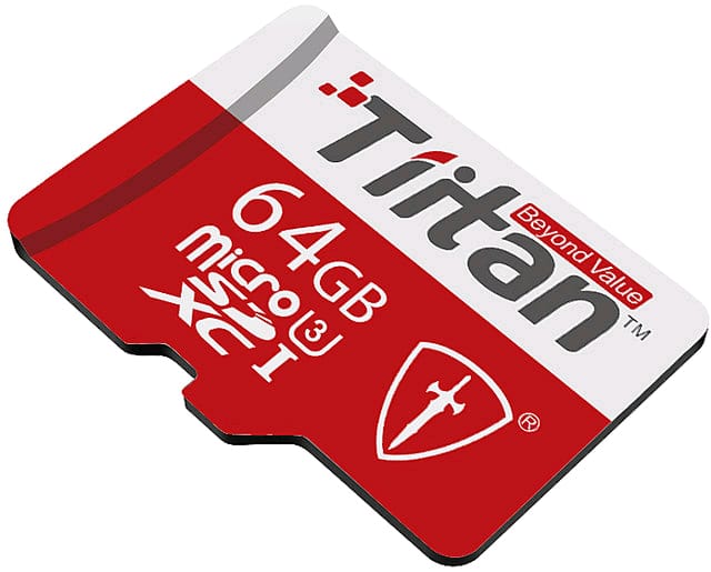 Tiitan 64 GB Class 3 MicroSDHC Card/ Speed up-to 300 MB/s